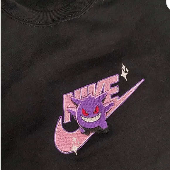 Gengar Pokemon black sweatshirt - Picture 2 of 2